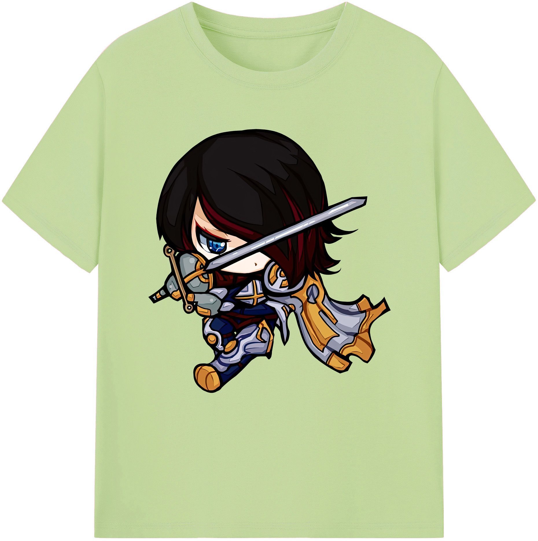 リーグ・オブ・レジェンド League of Legends LOL 綿100％半袖Tシャツ（フロントプリント）